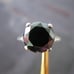 3.80ct BLACK DIAMOND RING *CERTIFICATE OF AUTHENTICITY* FREE DIAMOND TESTER SZ 7