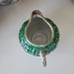 Rare Vintage/Antique Chinese Porcelain Bok Choy Creamer Famille Verte Rose Tea