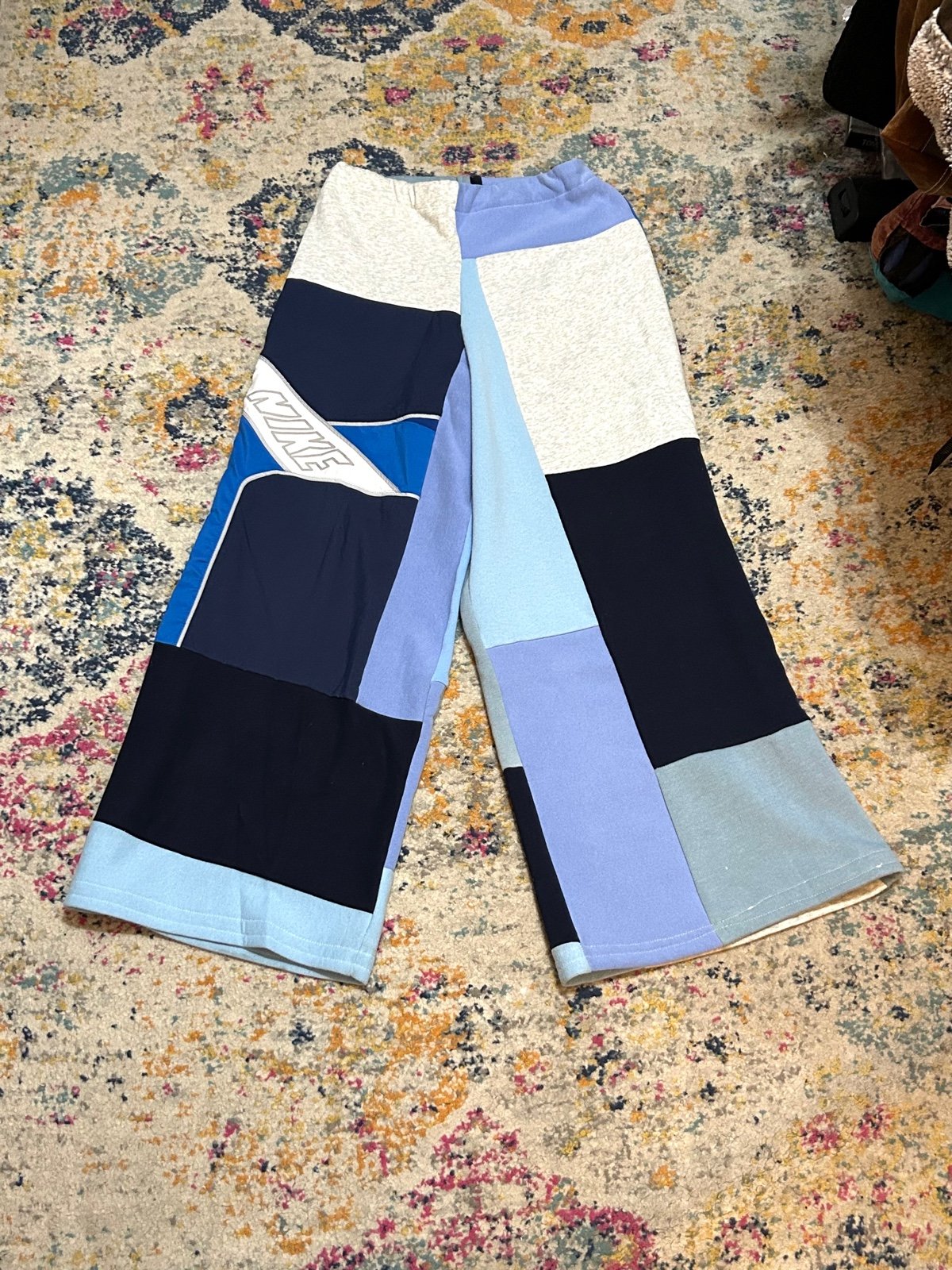 Nike Reworked High Waisted Wide Leg Sweatpants