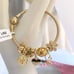 Linx Yellow Gold Snake Chain Bracelet with Registered Nurse Themed Charms