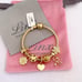 Linx Yellow Gold Snake Chain Bracelet with Registered Nurse Themed Charms