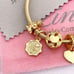 Linx Yellow Gold Snake Chain Bracelet with Registered Nurse Themed Charms