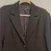 MNG Mango - Long Line Brown Suit Jacket / Blazer Wool Blend - size US 14