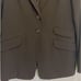 MNG Mango - Long Line Brown Suit Jacket / Blazer Wool Blend - size US 14