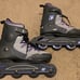 Mens K2 Camano Gray Purple Roller Blades K2EZ8 Size 8.5 Hyper 82A Wheels 70mm