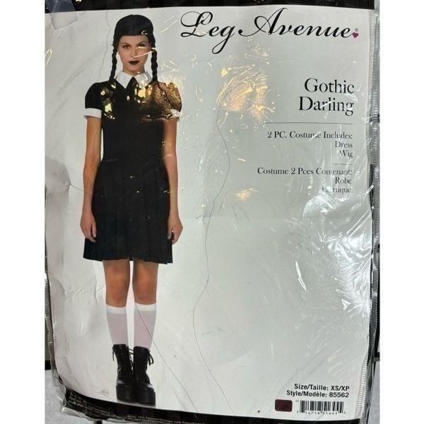 Leg Avenue Gothic Darling Costume Size XS