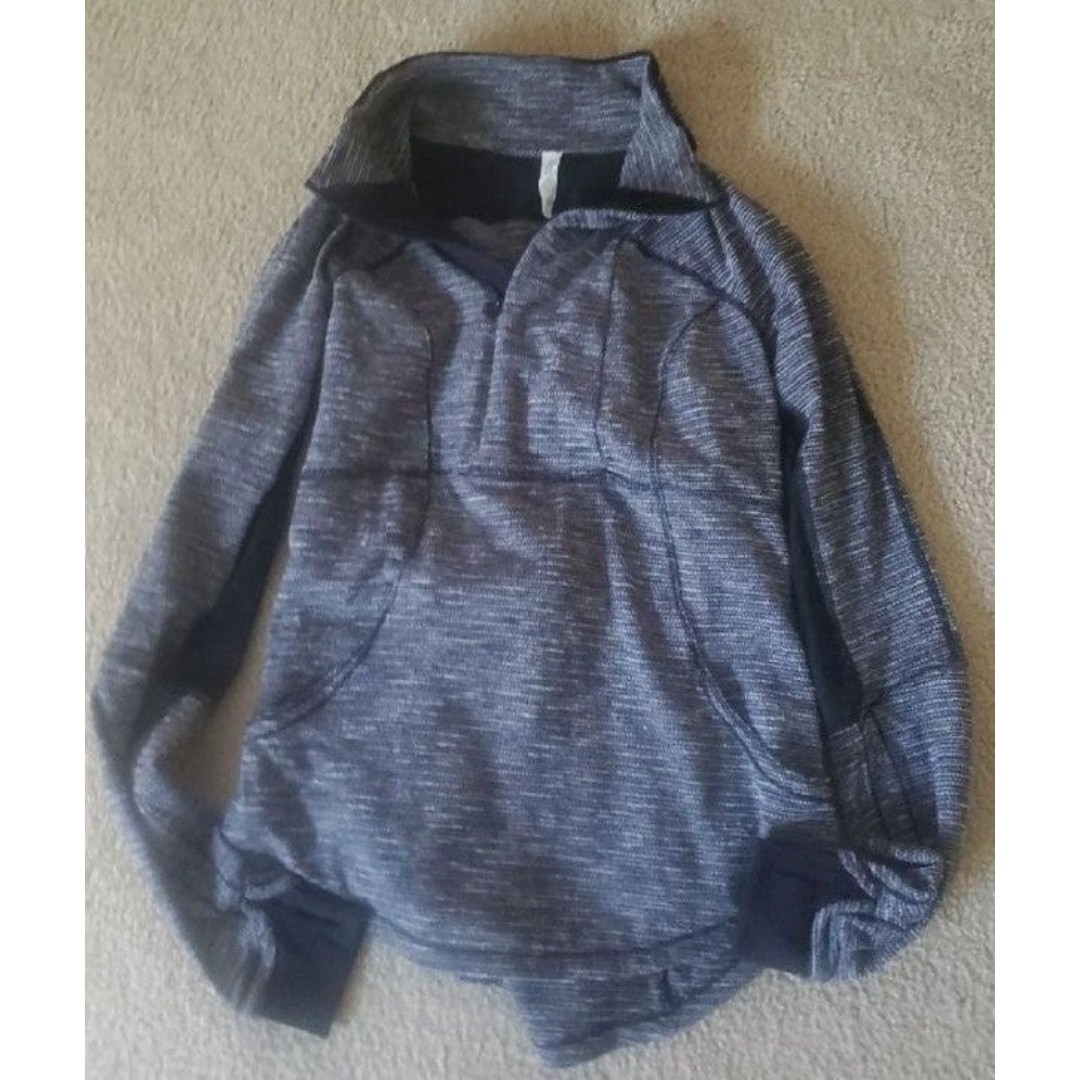 Lululemon define women sz 12 grey jacket zip