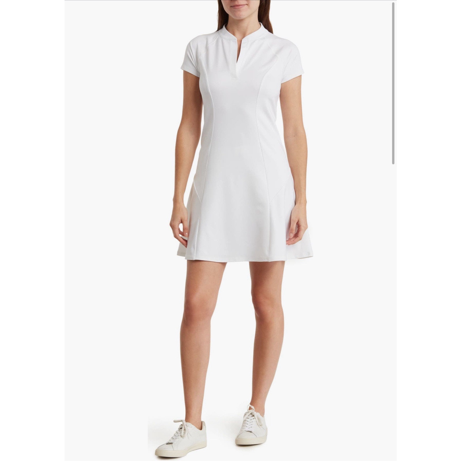 New Nordstrom Z by Zella Golf Tennis Small 2 pc Dress & Shorts White Active