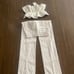 Zara cropped raffle halter top