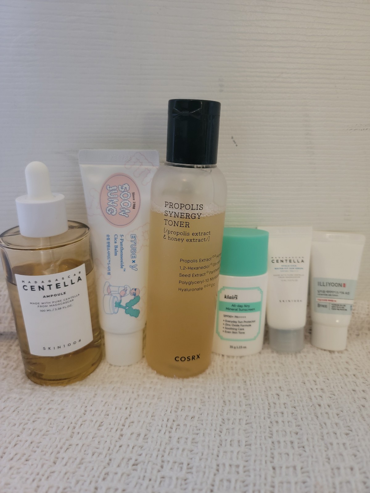 Kbeauty skincare skin 1004, cosrx, soon jung