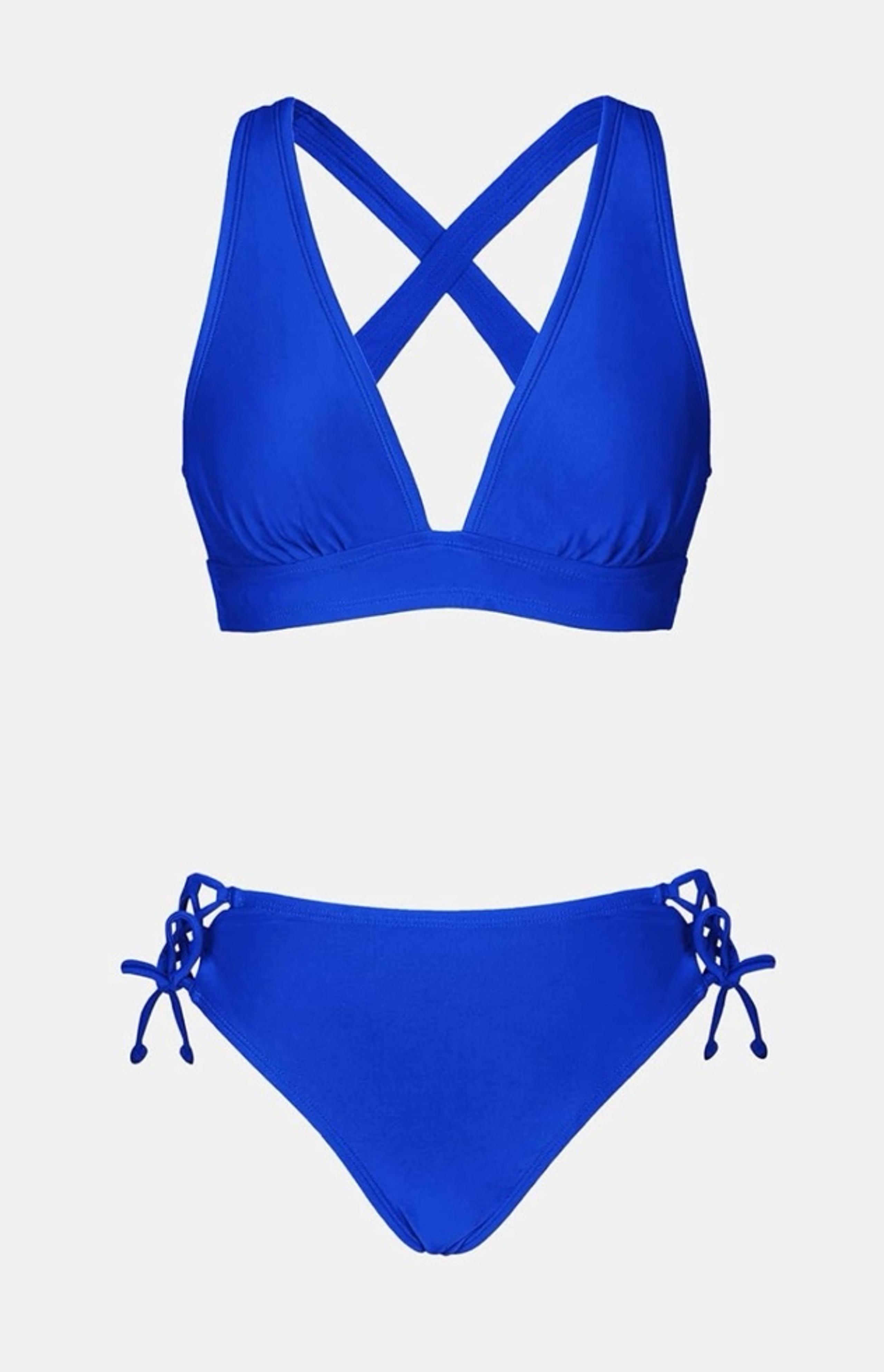 CUPSHE Bikini Set for Women Two Piece Swimsuit V Neck Triangle Top Wide Size SM