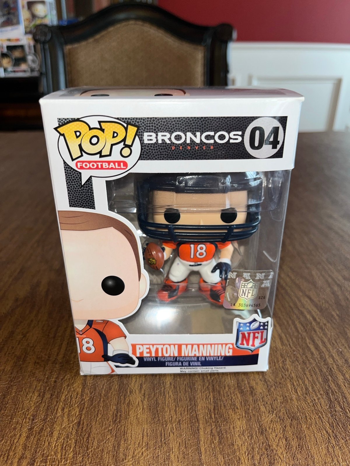 Peyton Manning Funko Pop Broncos NFL Football Vaulted 04