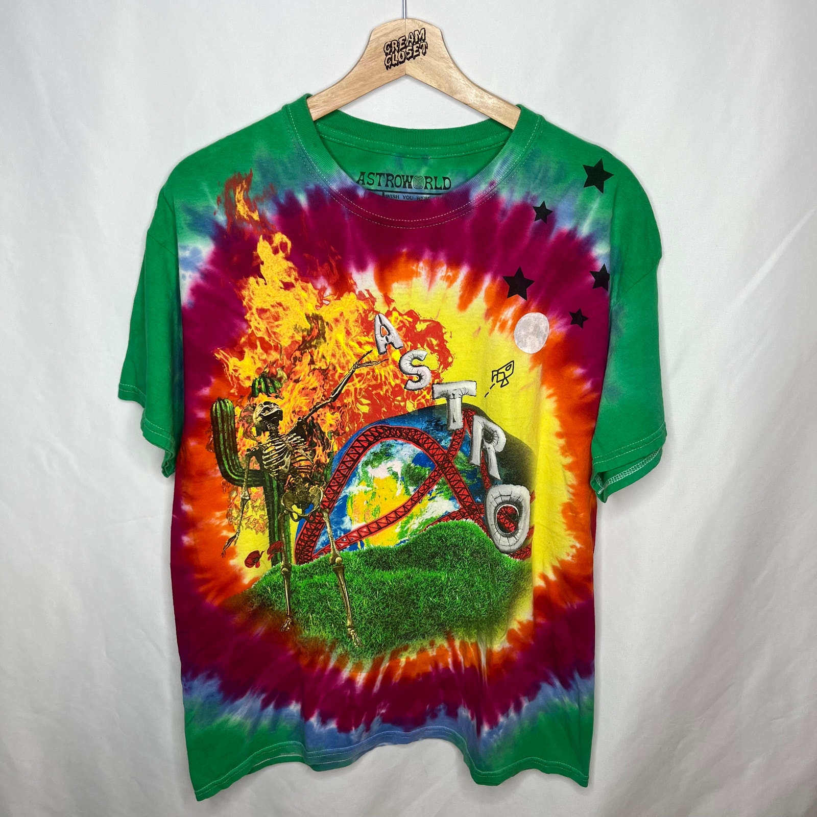 Travis Scott Cactus Jack Birds Rodeo Astroworld Hip Hop Rap Tour Merch Tee L