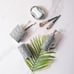 Silver Bathroom Accessory Sets 4 Piece Ceramic Gift Set Apartment Necessities