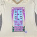 M AUTH VTG Y2k Dolce & Gabbana Cream Long Bell Sleeve Top V Neck Ruffle Blouse