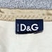 M AUTH VTG Y2k Dolce & Gabbana Cream Long Bell Sleeve Top V Neck Ruffle Blouse