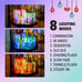 NEW Set of 3 Christmas Lighted Gift Boxes,8 Light Modes Light Up Present Boxes