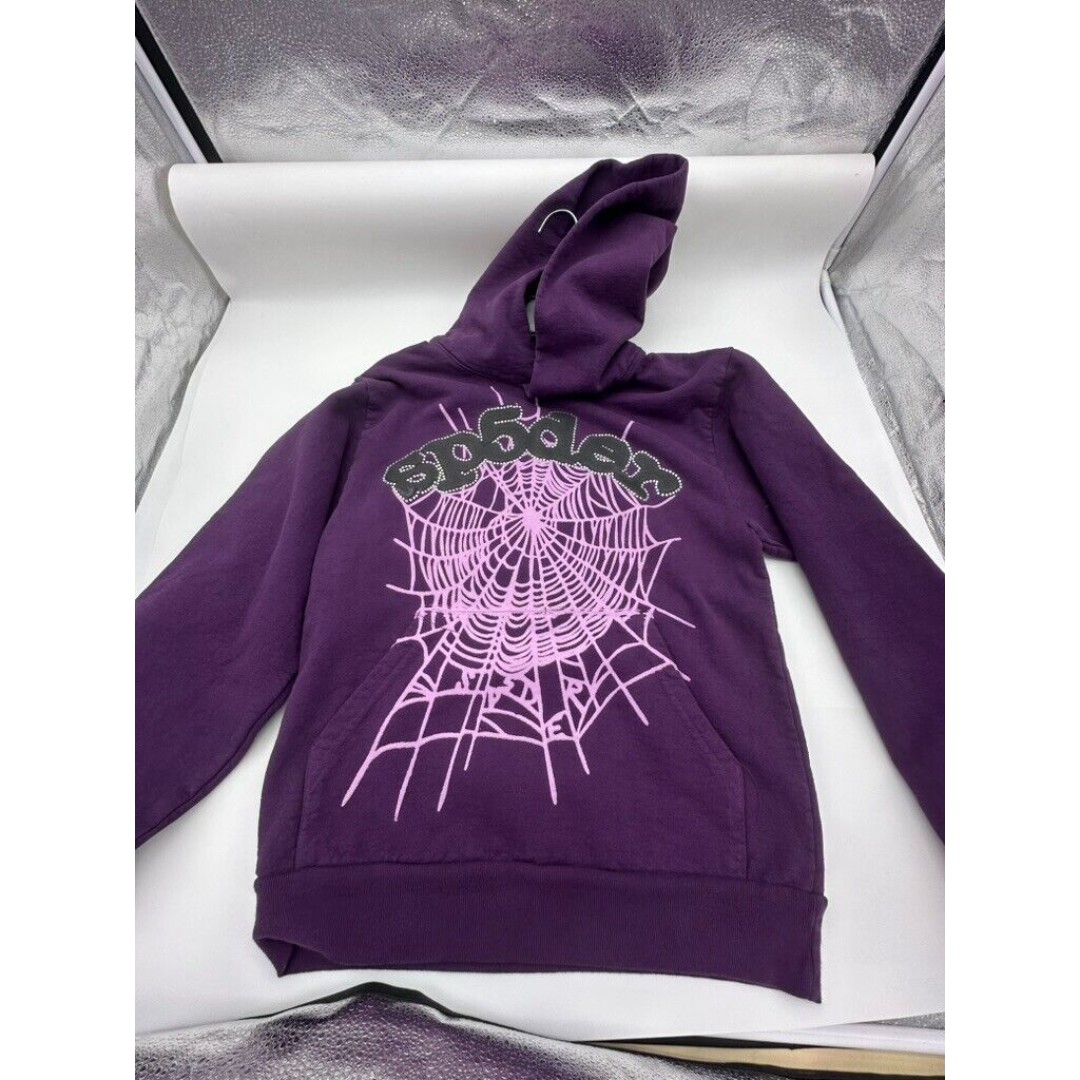 NEW Spider Worldwide × Young Thug Brown Sp5der Hoodie Size XS 100% authentic