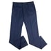 New Jos A Bank Reserve Mens Reda Flexa Dress Pants Navy Slim Fit 37R Unhemmed