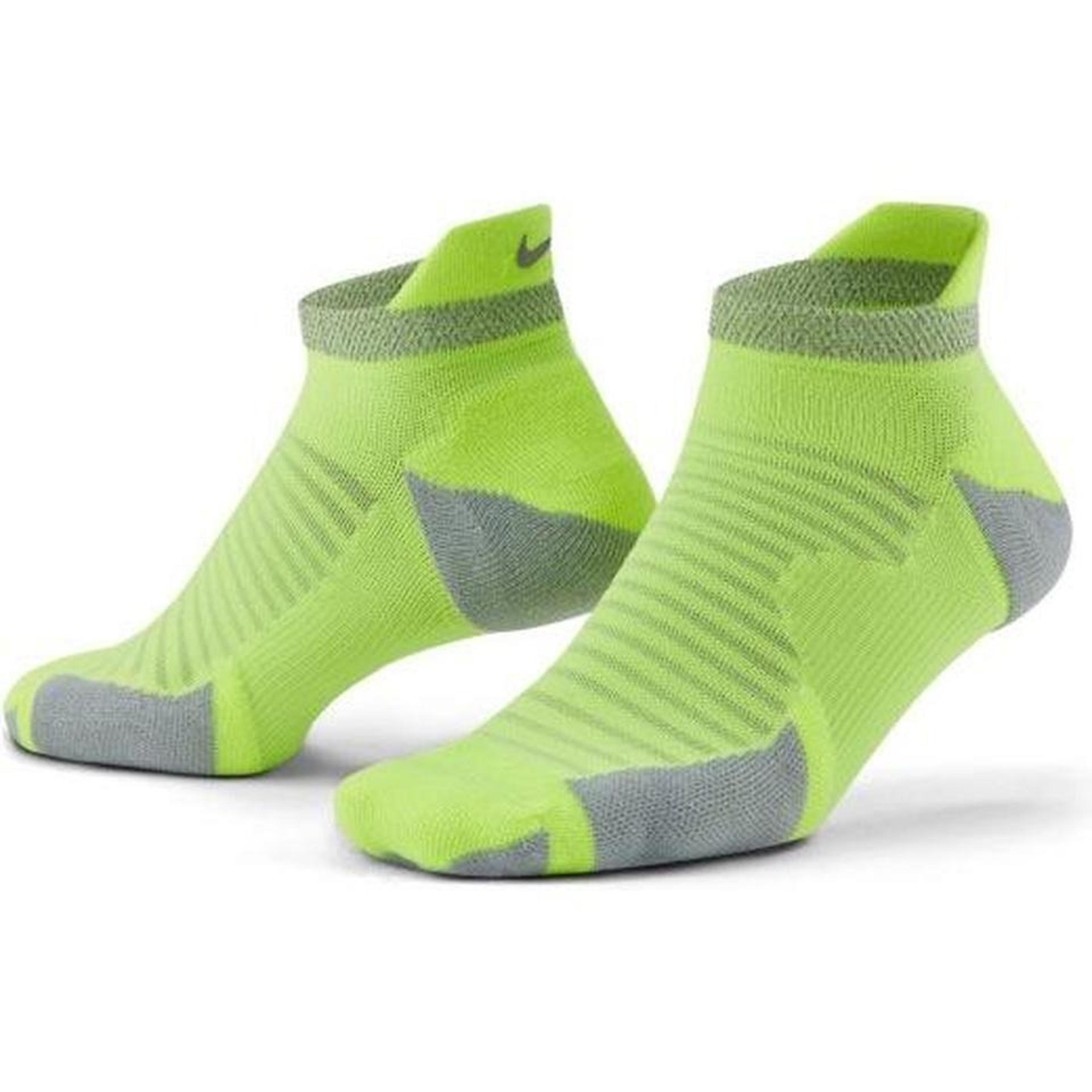 Nike Spark Running Socks No Show Tab Womens Size 7.5 - 9 One Pair Reflective