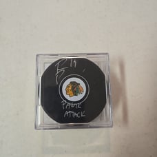 Richard Panik #14 Chicago Blackhawks Autograph Hockey Puck