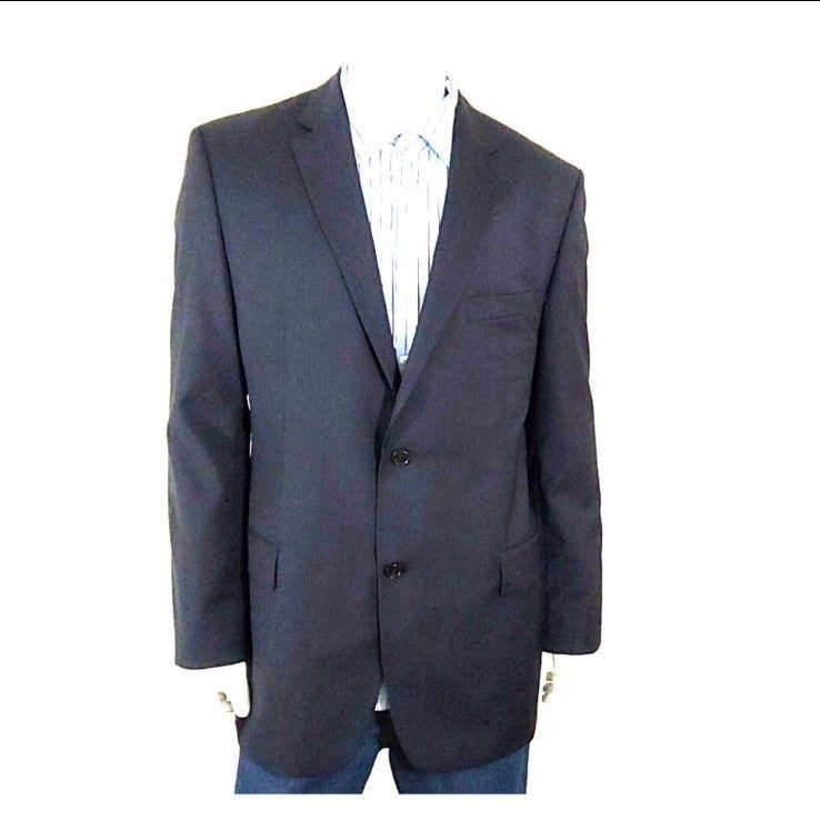 48L HUGO BOSS Blazer - Gray/Black Suit