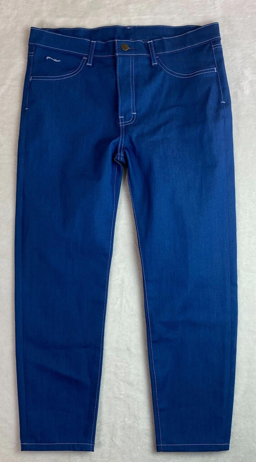 Blue Delta Jeans Womens 32x24 Natural Indigo Denim Jeans RW-27 Handmade Custom