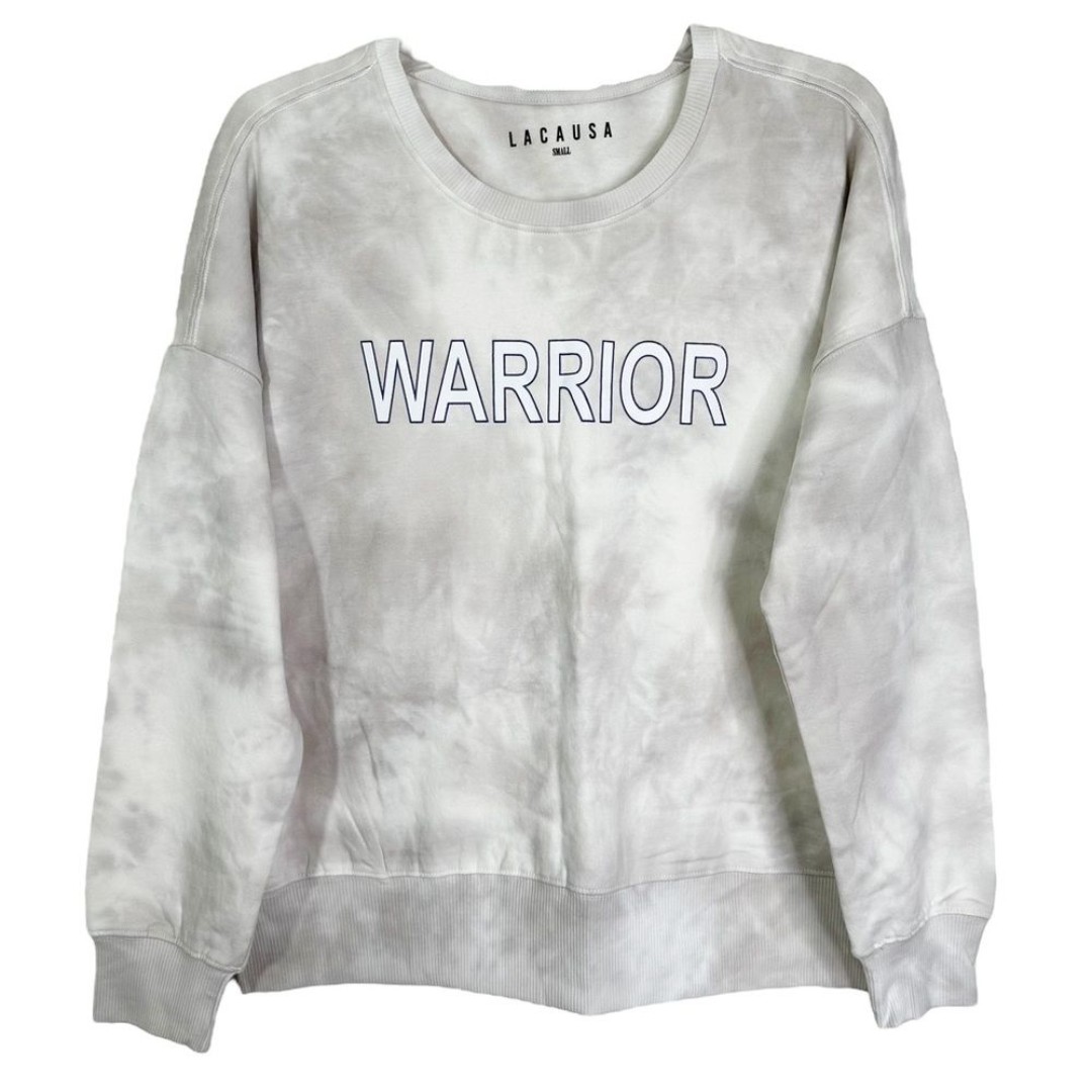 NWT LACAUSA Anthropologie Warrior Tie Dye Crewneck Sweatshirt Women’s S
