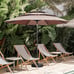 10FT Triple-Tier Patio Umbrella for Enhanced Stability & Shade
