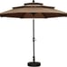 10FT Triple-Tier Patio Umbrella for Enhanced Stability & Shade