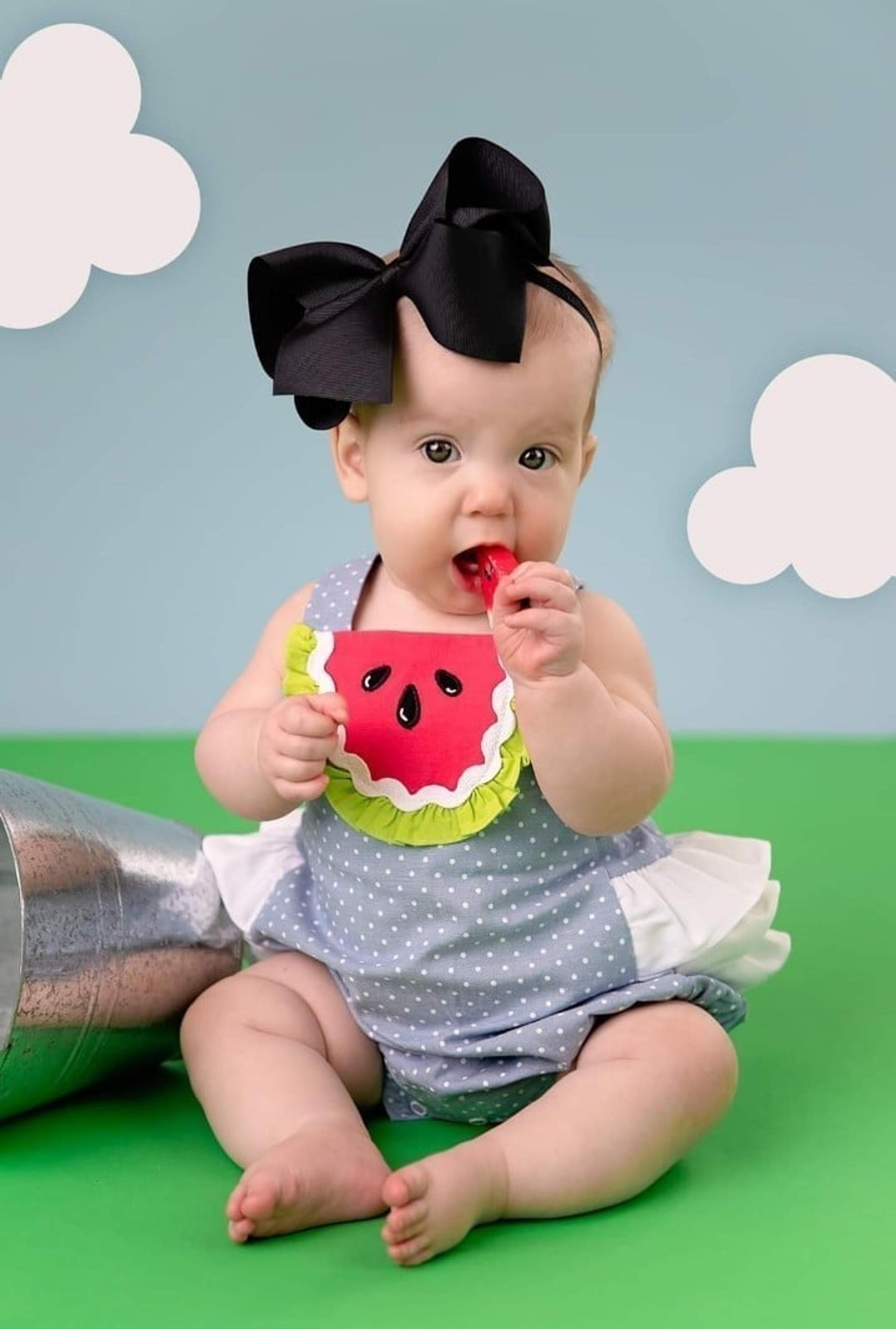 Ricrac Ruffles Watermelon Bubble Size 24M/2T