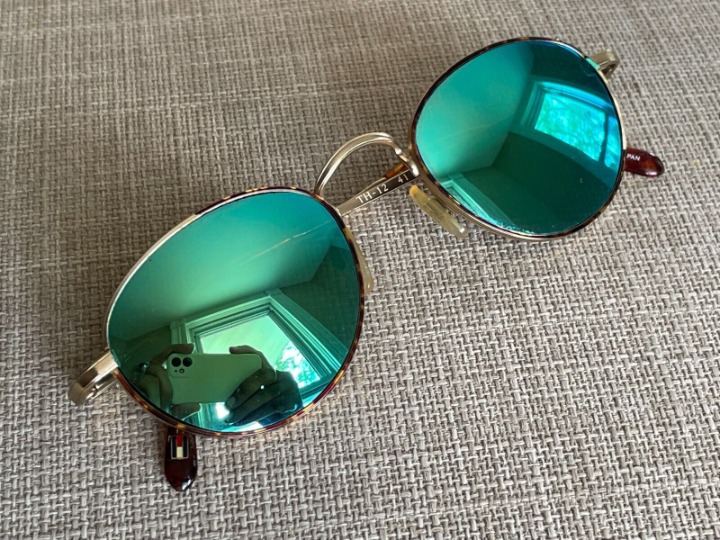 Vintage Tommy Hilfiger Sunglasses Mirror Lenses Unisex Eye Wear TH-12 49[]21 140