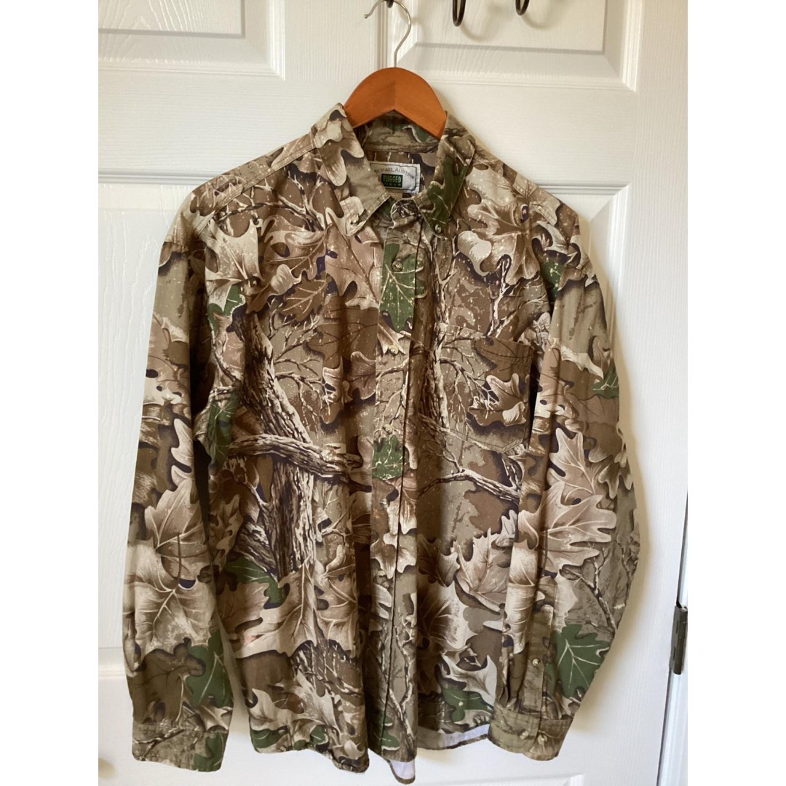 Michael Austin Rugged Gear Camo Shirt Size M