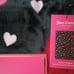 NWT JUICY COUTURE LOCK&KEY VALENTINE BLANKET! PINK,RED,BLACK