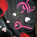NWT JUICY COUTURE LOCK&KEY VALENTINE BLANKET! PINK,RED,BLACK