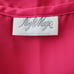 Vintage 80s Night Magic Hot Pink Kimono Robe Medium Knee Length Belted USA Made