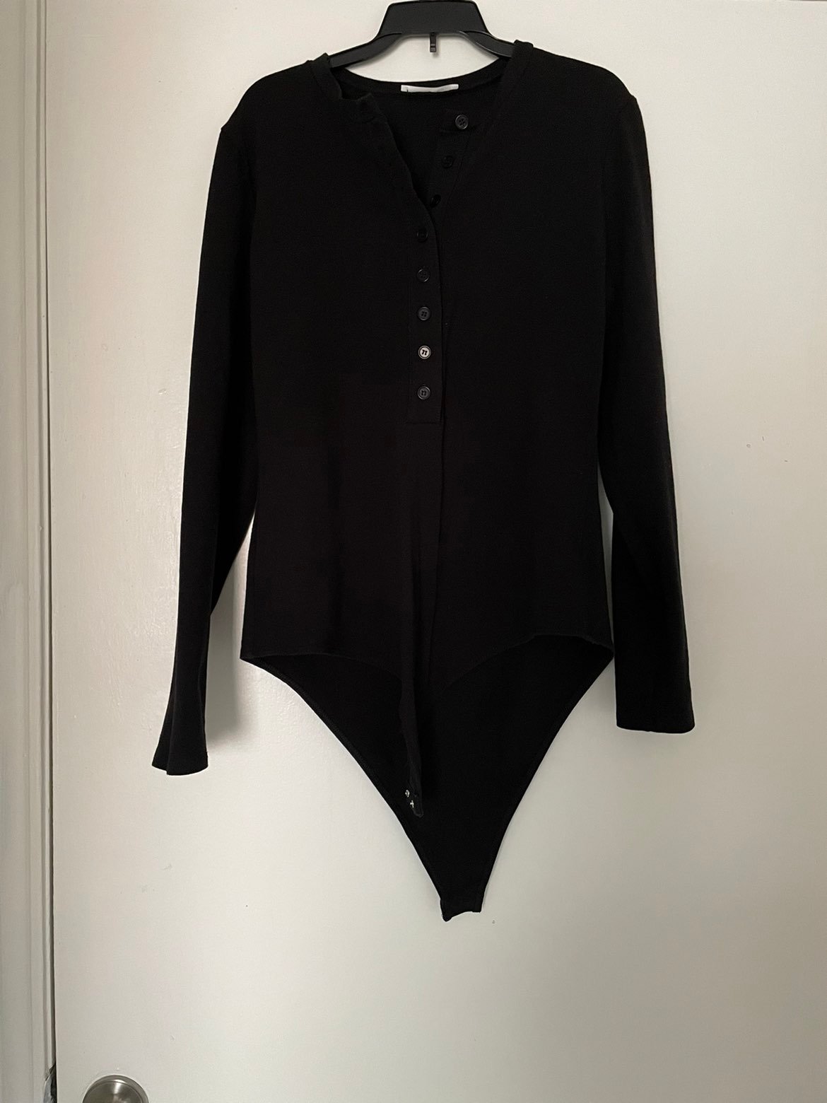 Reformation Bodysuit. Black. Size XL