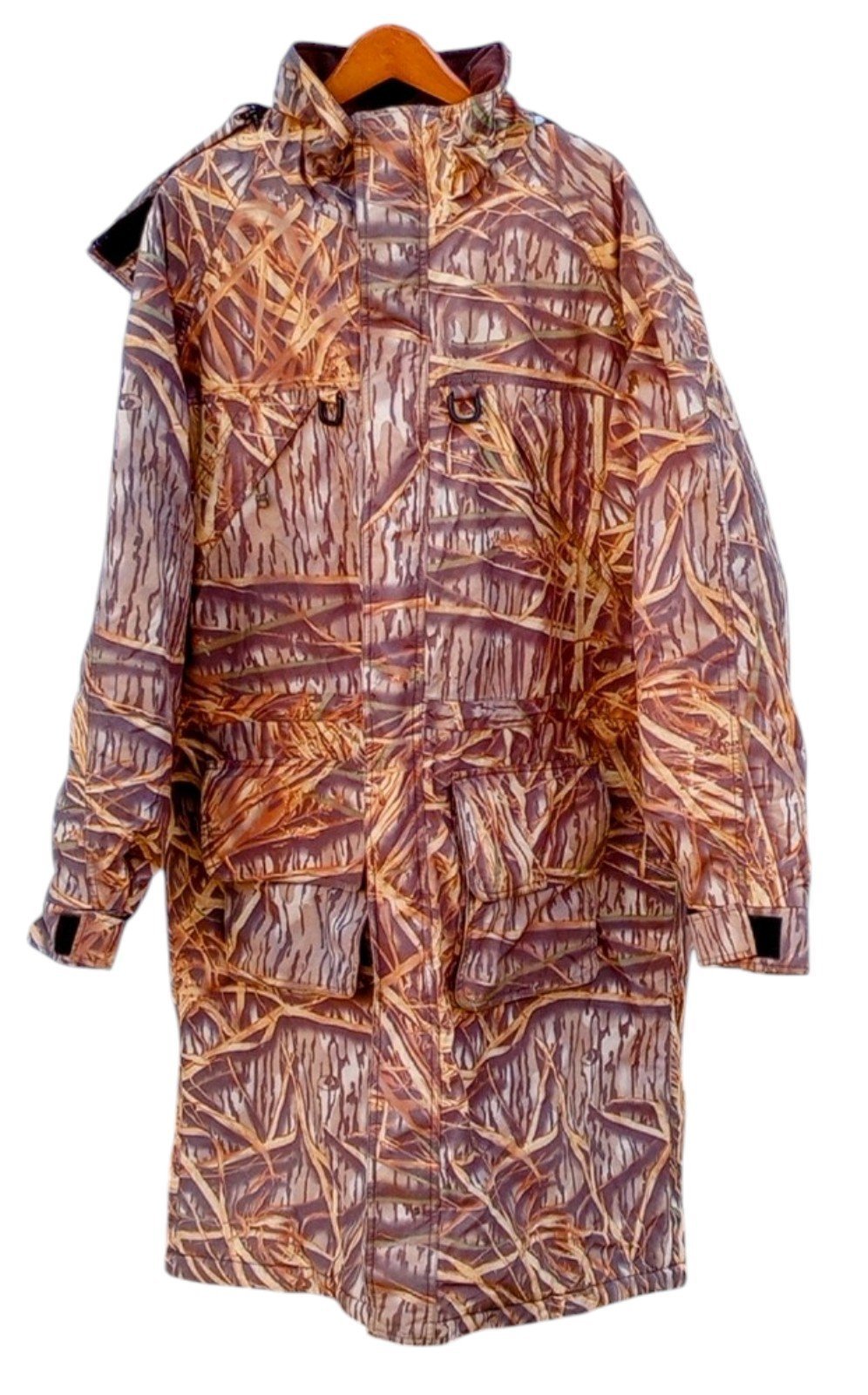 Cabela's GoreTex Thinsulate Mossy Oak Shadow Grass Mens Full Length Parka. XLReG
