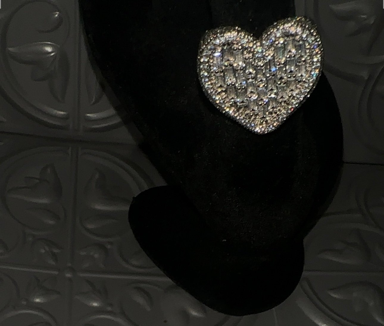 18k gold plated popular style heart ring