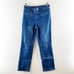 J. Mclaughlin High Rise Seamed Front Emmie Bootcut Jeans Dark Wash Blue 4