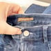 J. Mclaughlin High Rise Seamed Front Emmie Bootcut Jeans Dark Wash Blue 4