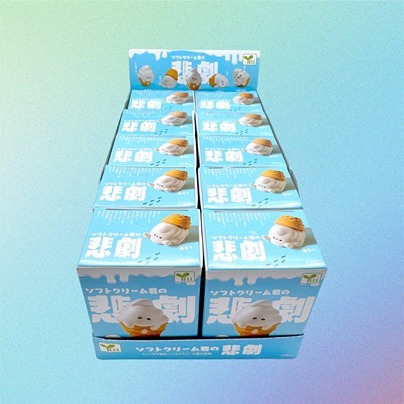NEW - The Tragedy of Soft Cream-Kun Figurine - 10pc Blind Box Set