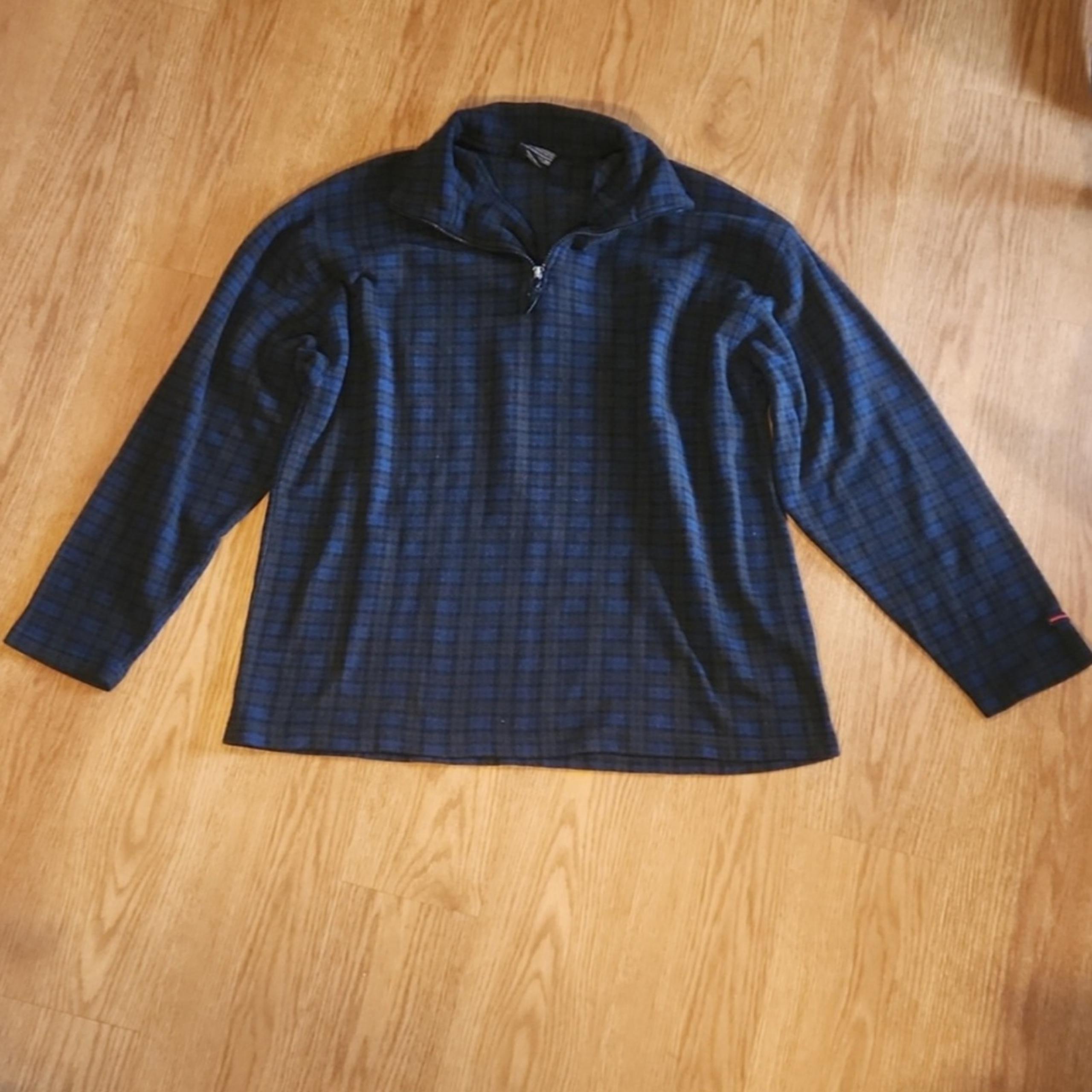FUBU plaid fleece pullover