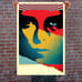 OBEY GIANT A CRACKED ICON” PRINT SHEPARD FAIREY LE 550 (PRE-ORDER)