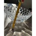 ORREFORS Crystal RASPBERRY BOWL Bubble DISH 8 SIGNED Clear