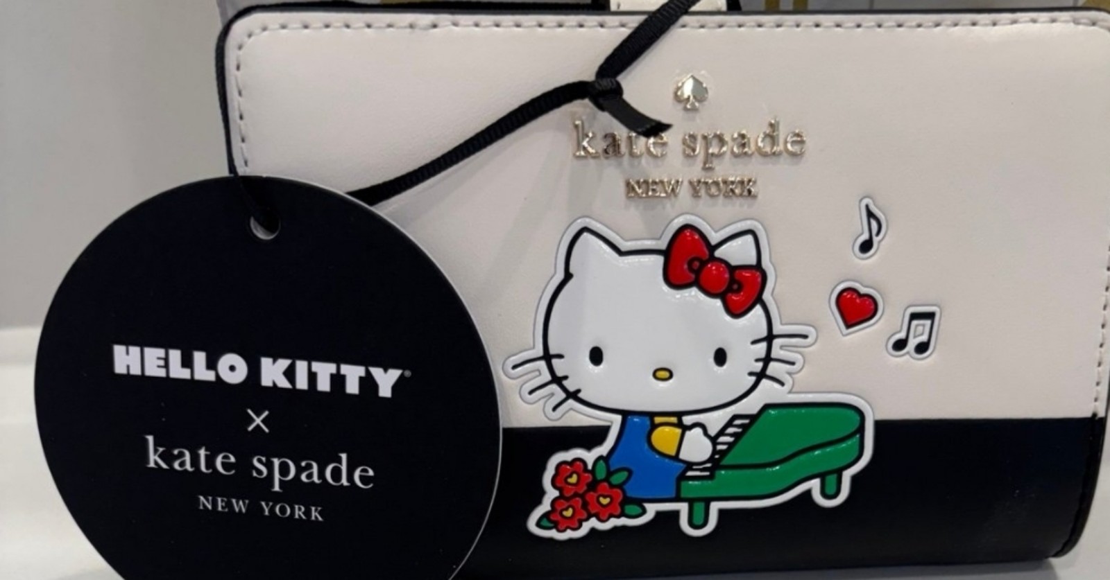 Hello Kitty x Kate Spade Bifold Wallet nwt
