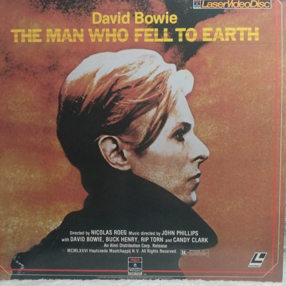 David Bowie the man who fell to Earth vintage LaserDisc