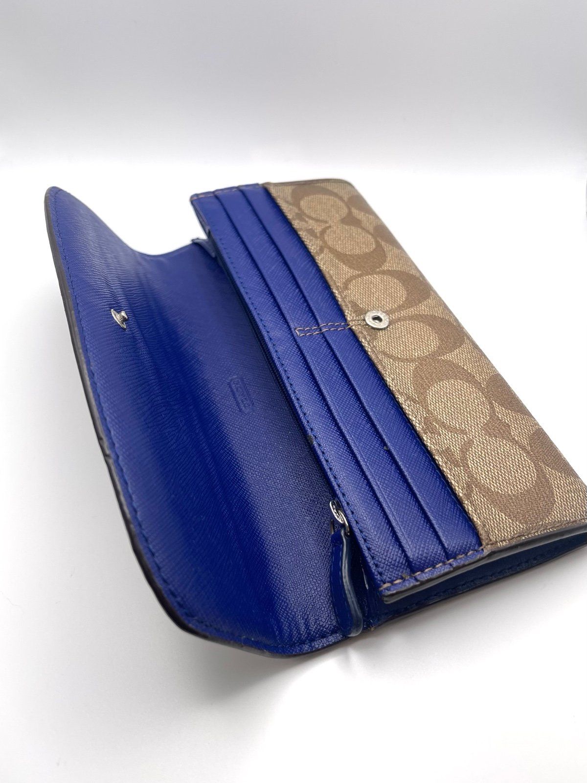 Coach Peyton Signature Envelope Wallet