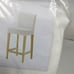 2 x IKEA HENRIKSDAL Bar stool COVERS GRASBO White Henriksdal Slipcovers NEW