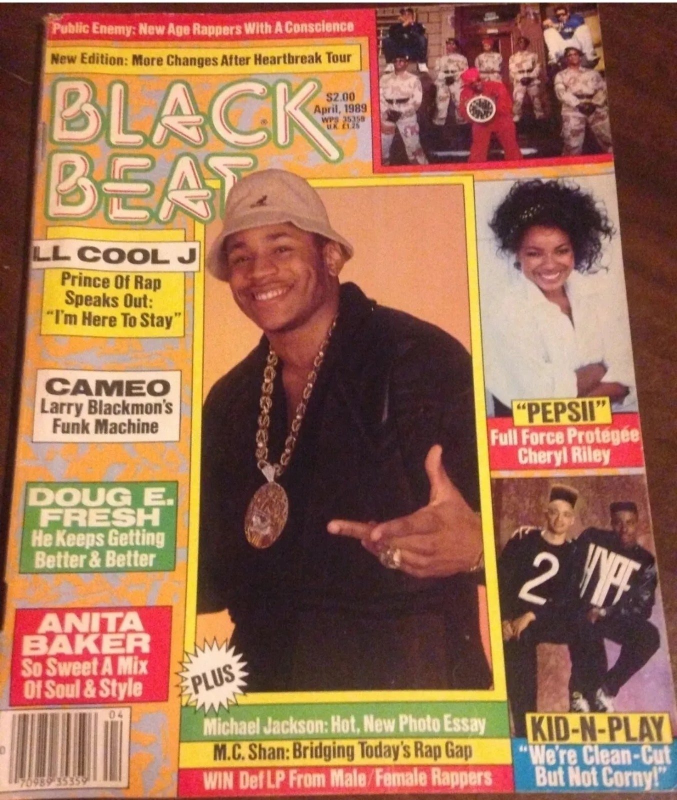 1989 LL COOL J Rap Magazine